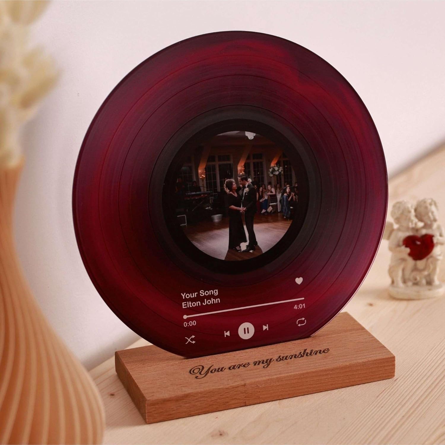 Vinyl Record Photo Display